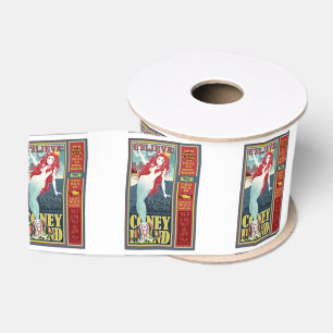 redheaded coney island mermaids grosgrain ribbon