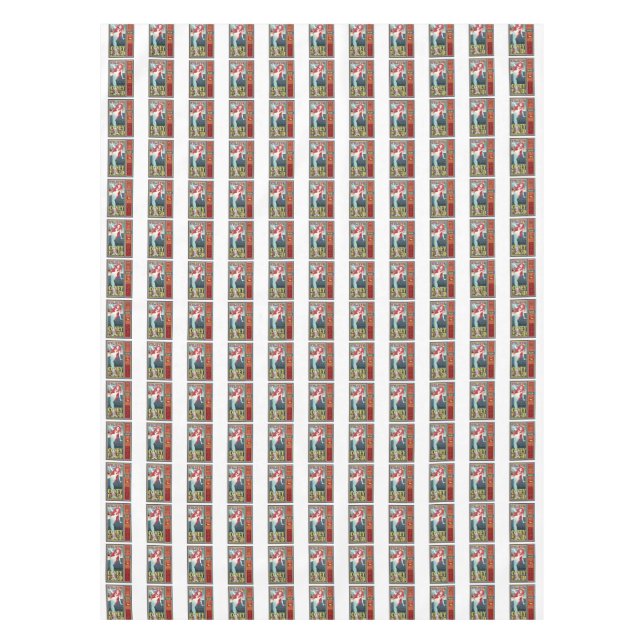 redheaded coney island mermaids tablecloth (Front)