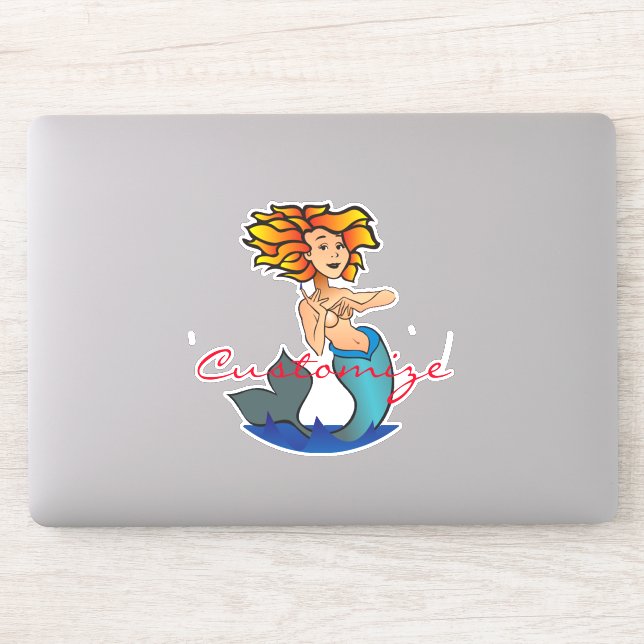 Redheaded Mermaid Thunder_Cove (Computer)