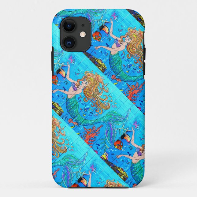 redheaded mermaids case (Back)