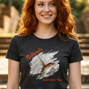 Redheads Have More Fun Redheaded Lizard T-Shirt Tri-Blend Shirt