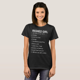 redhed girlfriend redhead  t-shirts