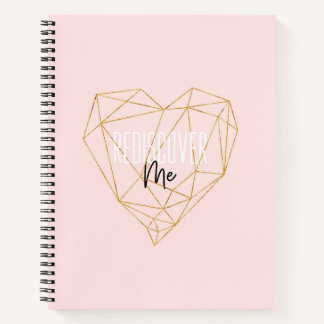 Rediscover Me Large Spiral Notebook