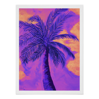 Redland Bay Palm Tree Tropicana Poster