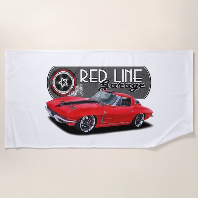 Redline Garage Stingray Beach Towel (Front)