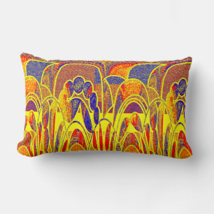 Redman4u2 Geometric Graphic Motif–2026 Trend  Lumbar Cushion