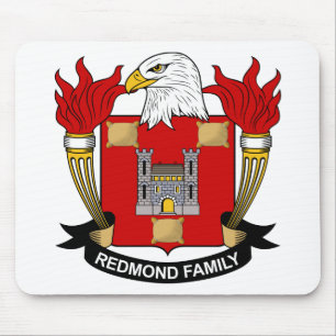 Redmond Family Crest Mouse Pad