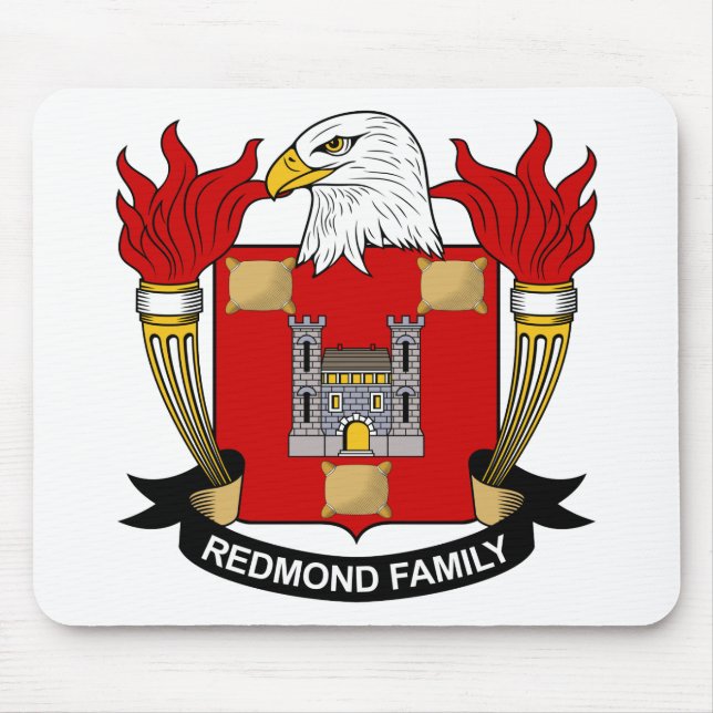 Redmond Family Crest Mouse Pad (Front)