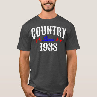 Redneck 84 Year Old Born in 1938 Country Music 84t T-Shirt