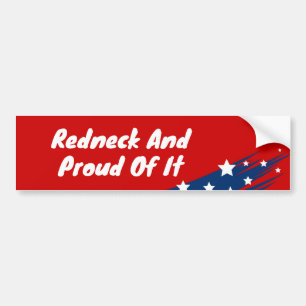 Redneck American Bumper Sticker
