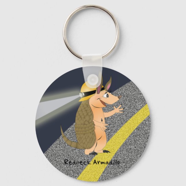 Redneck Armadillo Key Chain (Front)