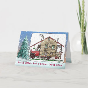 Redneck Camper Holiday Cards