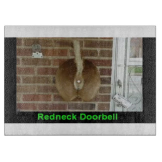 Redneck doorbell cutting board
