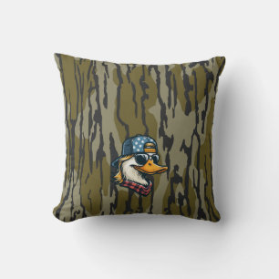 Redneck Duck Bottomland Camo Duck Hunting Redneck Cushion
