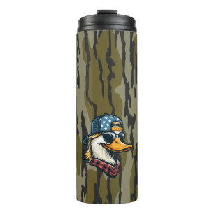 Redneck Duck Bottomland Camo Duck Hunting Redneck Thermal Tumbler