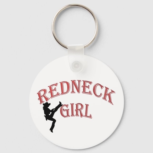 Redneck Girl Keychain (Front)