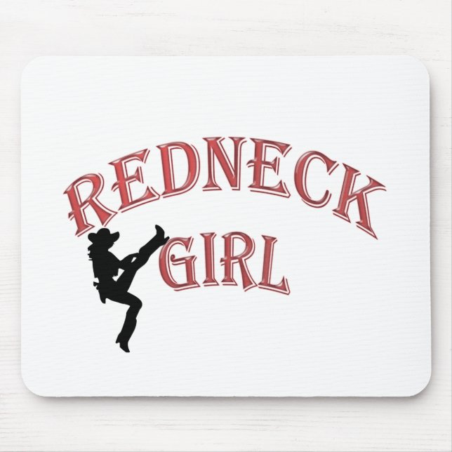 Redneck Girl Mousepad (Front)