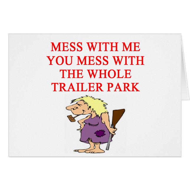 redneck hillbilly joke (Front Horizontal)