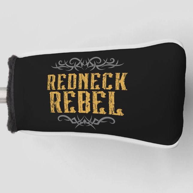 Redneck Rebel  Golf Head Cover (Front)