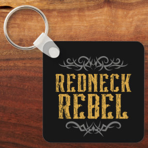 Redneck Rebel  Key Ring