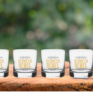 Redneck Rebel  Whiskey Glass