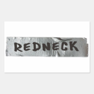 REDNECK RECTANGULAR STICKER