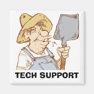 Redneck Tech Support Magnet