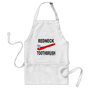 REDNECK TOOTHBRUSH T-SHIRTS AND GIFTS STANDARD APRON