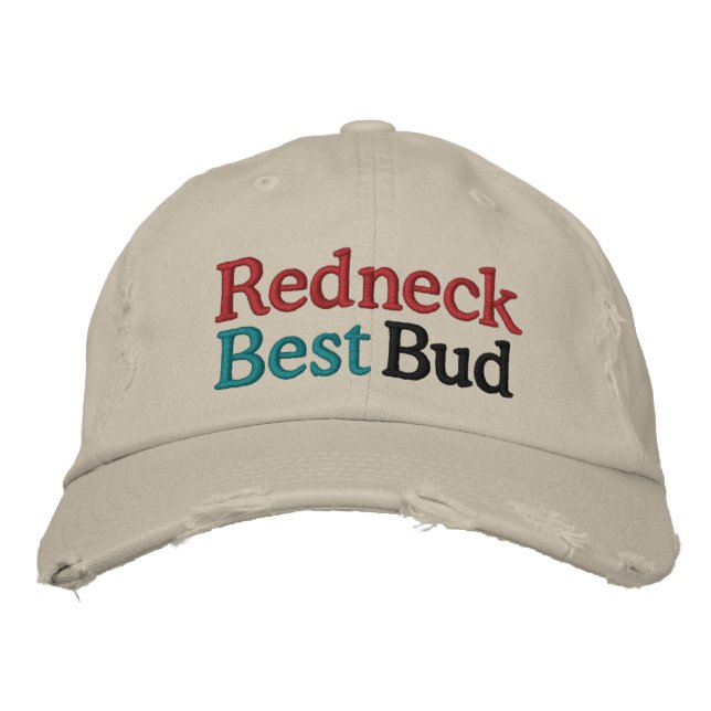 Redneck Wedding by SRF Embroidered Hat (Front)