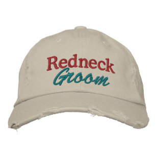 Redneck Wedding - Groom by SRF Embroidered Hat