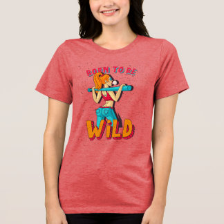 Redneck Woman Born To Be Wild Tri-Blend Shirt