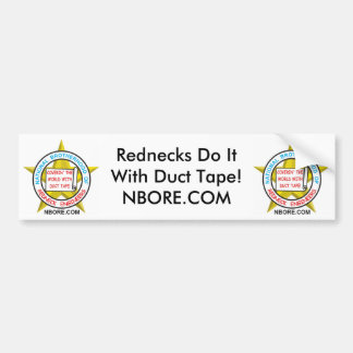 Rednecks Do It With Duct Tape Bumper Sticker
