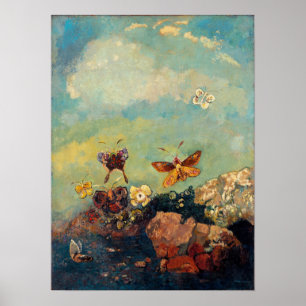Redon - Butterflies Poster