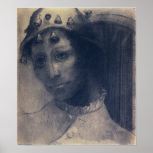 Redon - Madness 1883 Poster