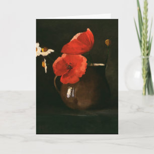 Redon - Poppies and Daisies Card