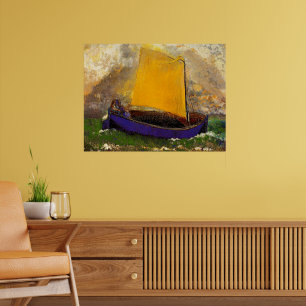 Redon - The Mysterious Boat Poster