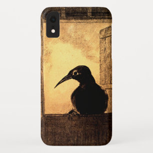 Redon - The Raven, fine art painting Case-Mate iPhone Case