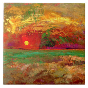 Redon - The Sunset Ceramic Tile
