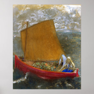 Redon - The Yellow Sail Poster