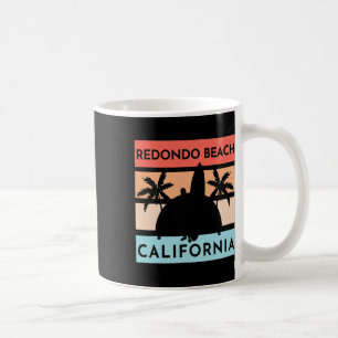 Redondo Beach California Surf Summer Vacation Vint Coffee Mug