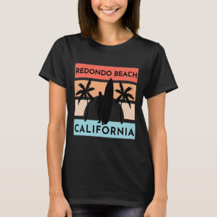 Redondo Beach California Surf Summer Vacation Vint T-Shirt