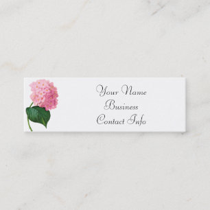 Redoute Hydrangea Custom Business Cards