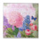 Redoute Hydrangea French Accent Ceramic Tile