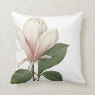 Redoute Magnolia Throw Pillow 20" x 20"