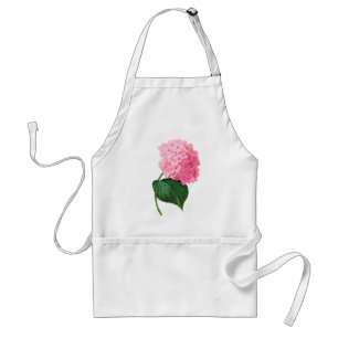 Redoute Pink Hydrangea Apron