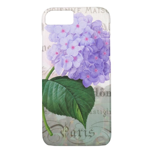 Redoute Shabby Pink Hydrangea iPhone 7 Case (Back)