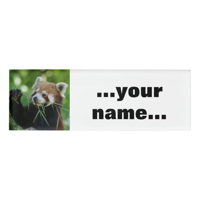RedPanda 002 Name Tag (Front)