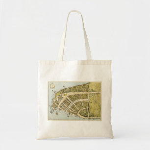 Redraft of the Castello Plan New Amsterdam in 1660 Tote Bag