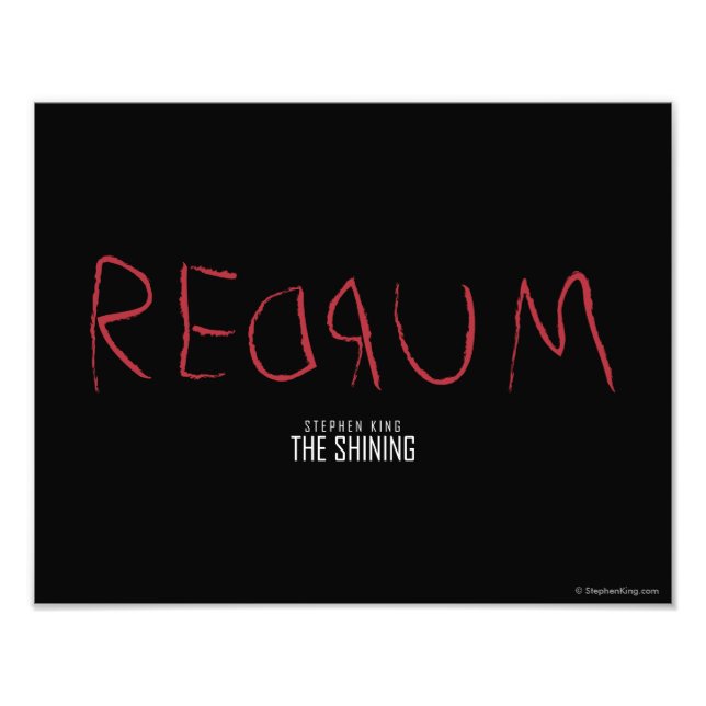 Redrum Photo Print (Front)