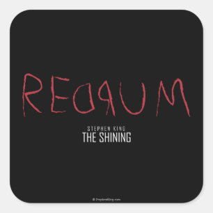 Redrum Square Sticker